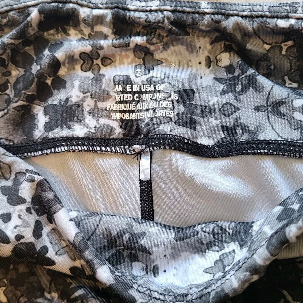 Prana Pants Women Small Rainbow Floral Straight Pocket Pull On Stretch Yoga - Picture 2 of 4